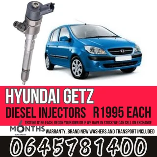 Hyundai Getz diesel injectors for sale
