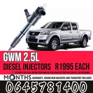 GWM 2.5L diesel injectors for sale
