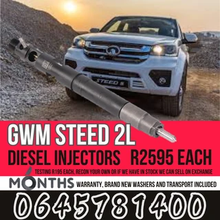 GWM Steed 2L diesel injectors for sale