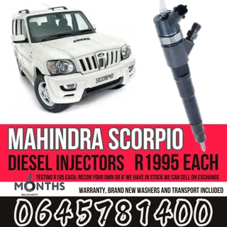 Mahindra Scorpio diesel injectors for sale