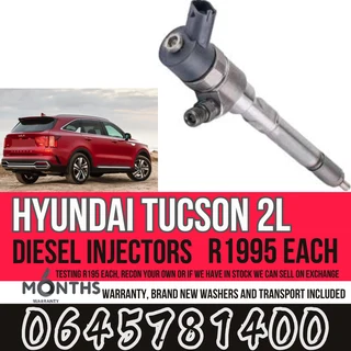 Hyundai Tucson 2L diesel injectors for sale