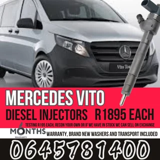 Mercedes Vito diesel injectors for sale