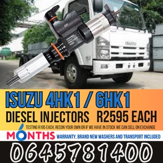 Isuzu 4HK1 and 6HK1 diesel injectors for sale