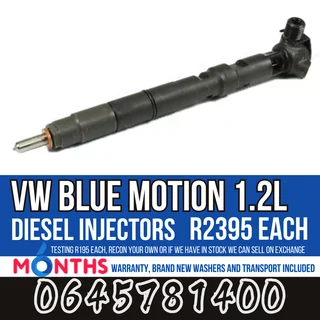 VW Blue Motion 1.2 diesel injectors