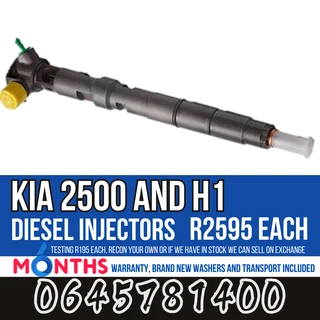 Kia 2500 and H1 diesel injectors for sale