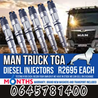 MAN Truck TGA diesel injectors for sale
