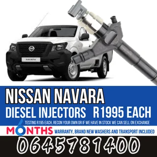 Nissan Navara diesel injectors for sale