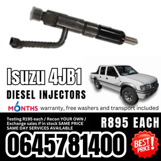 Isuzu 4JB1 diesel injectors for sale