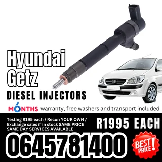 Hyundai Getz diesel injectors for sale