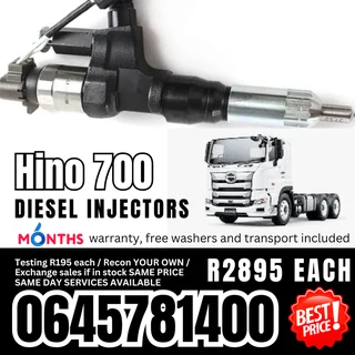 Hino 700 diesel injectors for sale