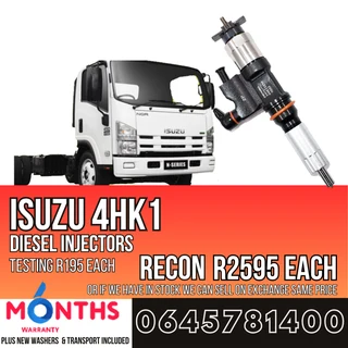 Isuzu 4HK1 diesel injectors for sale