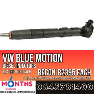 VW Blue Motion diesel injectors for sale