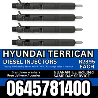 Hyundai Terrican diesel injectors for sale