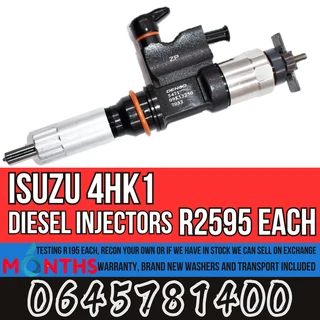 Isuzu 4HK1 diesel injectors for sale