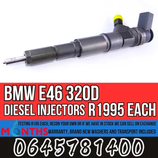 BMW E46 320d diesel injectors for sale