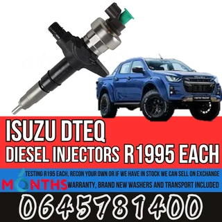 Isuzu Dteq diesel injectors for sale