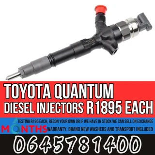 Toyota Quantum diesel injectors for sale