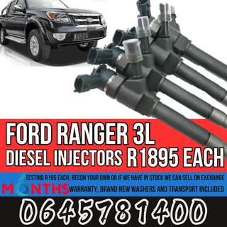 Ford Ranger 3L diesel injectors for sale