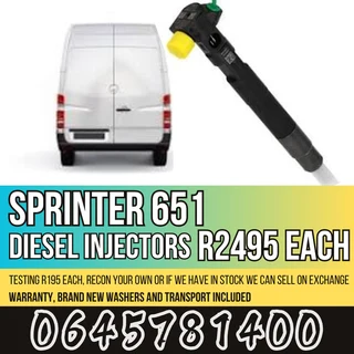 Sprinter 651 diesel injectors for sale