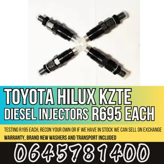 Toyota Hilux KZTE diesel injectors for sale