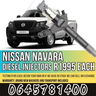 Nissan Navara diesel injectors for sale