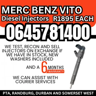 Mercedes Benz Vito diesel injectors for sale
