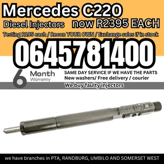 Mercedes C220 diesel injectors for sale
