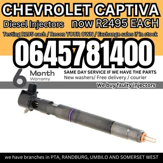 Chevrolet Captiva diesel injectors for sale