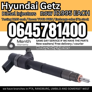 Hyundai Getz diesel injectors for sale