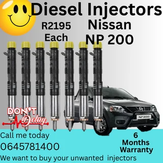 Nissan NP 200 diesel injectors