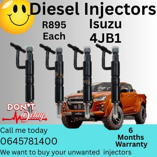 Isuzu 4JB1 diesel injectors