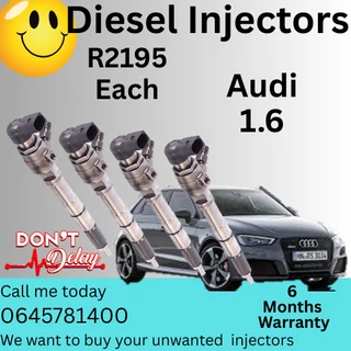 Audi 1.6 diesel injectors