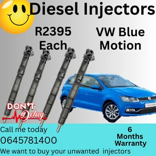 VW Blue Motion diesel injectors