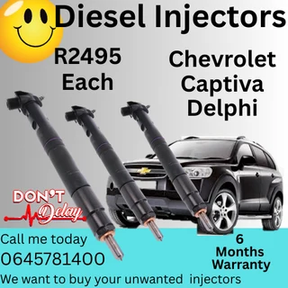 Chevrolet Captiva Delphi diesel injectors