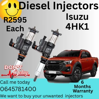 Isuzu 4HK1 diesel injectors