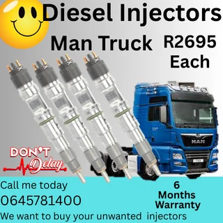 Man truck diesel injectors