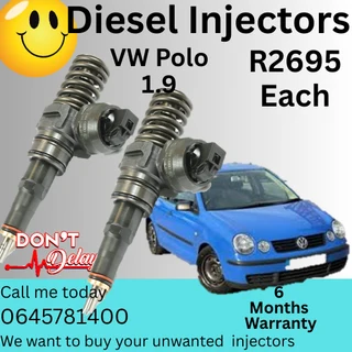 VW Polo 1.9 diesel injectors