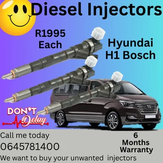 Hyundai H1 Bosch diesel injctors