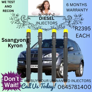 Ssangyong Kyron diesel injectors