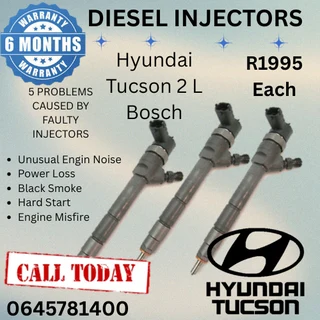 Hyundai Tucson 2 L bosch diesel injectors