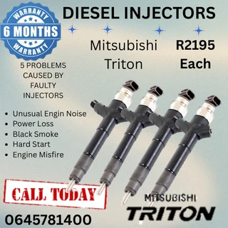 Mitsubishi Triton diesel injectors
