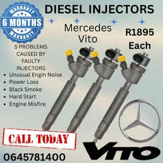 Mercedes Vito diesel injectors