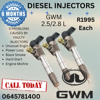 GWM diesel injectors