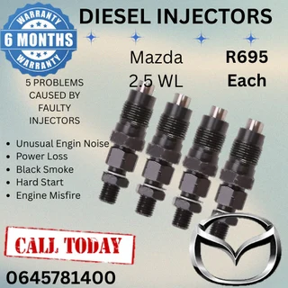Mazda 2.5 WL diesel injectors