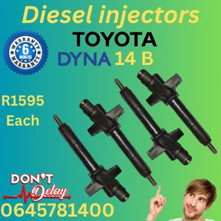 Toyota Dyna 14B diesel injectors