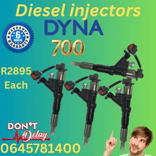 Dyna 700 diesel injectors