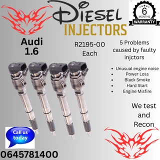 Audi 1.6 diesel injectors