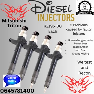 Mitsubishi Triton diesel injectors