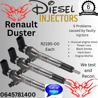 Renault Duster diesel injectors