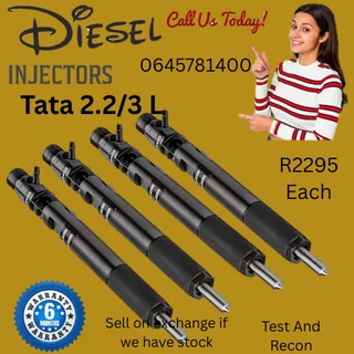 Tata 2.2/3 L diesel injectors
